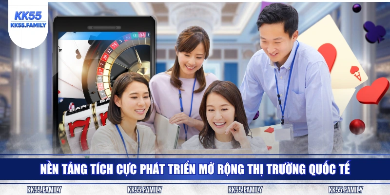 Nền tảng tích cực phát triển mở rộng thị trường quốc tế